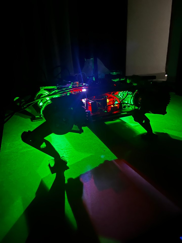OpenDOG, a 3D-printed RL quadruped